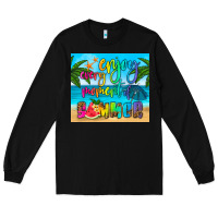 Black enjoy every moment of summer Long Sleeve Tee - HRA Design Shop