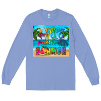 Colony Blue enjoy every moment of summer Long Sleeve Tee - HRA Design Shop