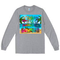 Heather Grey enjoy every moment of summer Long Sleeve Tee - HRA Design Shop