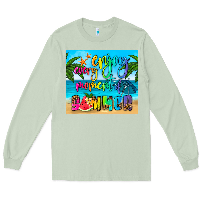 Enjoy Every Moment Of Summer Long Sleeve Tee by HRA Design Shop | Teevron