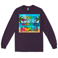 Plum enjoy every moment of summer Long Sleeve Tee - HRA Design Shop