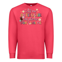 Cardinal call me antisocial but please don't call me Premium Sweatshirt - MaliasSmallBusiness