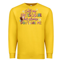 Lemon call me antisocial but please don't call me Premium Sweatshirt - MaliasSmallBusiness