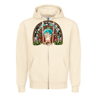 Sandshell hereford rainbow Zipper Hoodie - JahusDesignShop