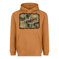 Meerkat camouflage glitter background Heavyweight Hoodie - Jasminsmagicworld