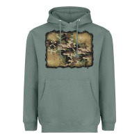 Sage camouflage glitter background Heavyweight Hoodie - Jasminsmagicworld