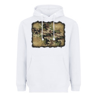 White camouflage glitter background Heavyweight Hoodie - Jasminsmagicworld