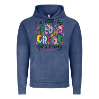 Vintage Denim I'm ready for second grade but is it ready for me Vintage Hoodie - RanaPortraitStore