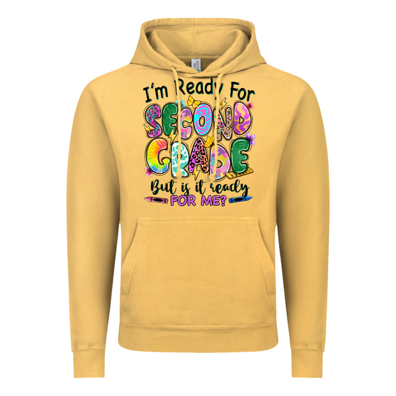 I'm Ready For Second Grade But Is It Ready For Me Vintage Hoodie by RanaPortraitStore | Teevron
