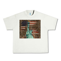Pistachio statue of liberty tumbler Urban Heavy Tee - BarkalooDesign