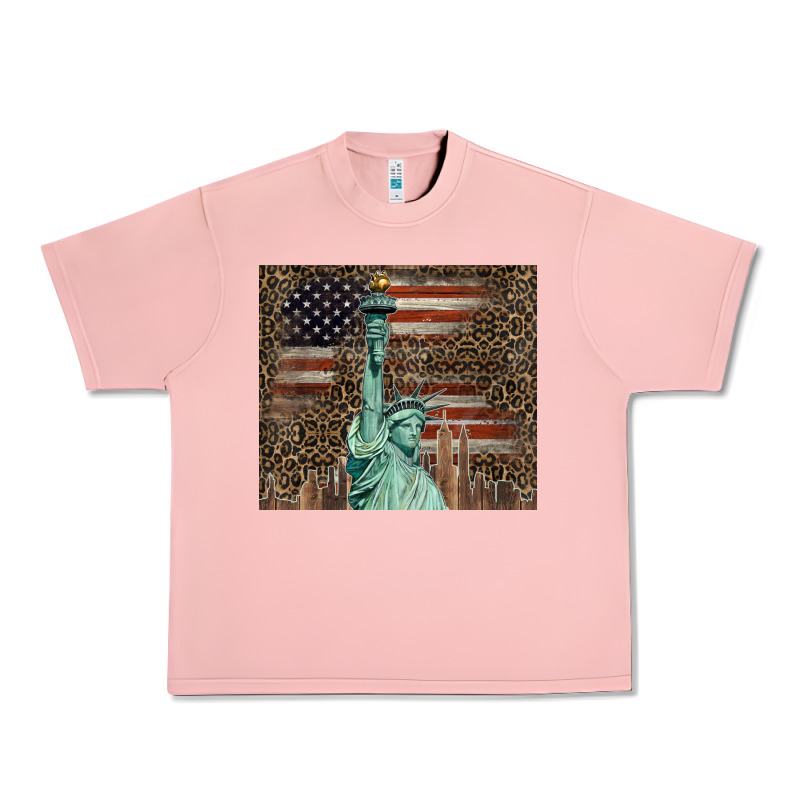 Statue Of Liberty Tumbler Urban Heavy Tee by BarkalooDesign | Teevron