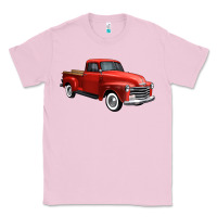 Bubblegum Pink western red truck right 34 view 1 Classic Tee - FaDigitalArtStudio