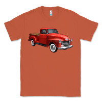 Copper western red truck right 34 view 1 Classic Tee - FaDigitalArtStudio