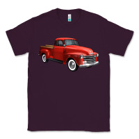Plum western red truck right 34 view 1 Classic Tee - FaDigitalArtStudio