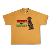 Peanut Butter merry and bright labrador Urban Heavy Tee - RanaPortraitStore