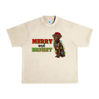 Sandshell merry and bright labrador Urban Heavy Tee - RanaPortraitStore