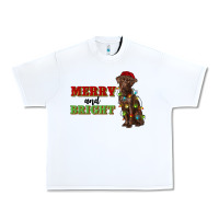 White merry and bright labrador Urban Heavy Tee - RanaPortraitStore