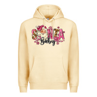 Pina Colada Santa Baby Pink Christmas Premium Hoodie - MaliasSmallBusiness
