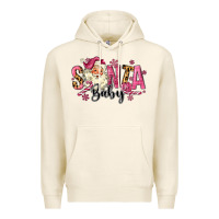 Tofu Santa Baby Pink Christmas Premium Hoodie - MaliasSmallBusiness