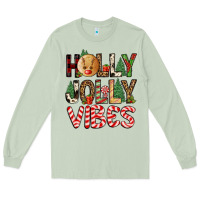 Matcha holly jolly vibes Long Sleeve Tee - FaDigitalArtStudio