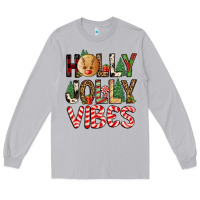 Moon Dust holly jolly vibes Long Sleeve Tee - FaDigitalArtStudio