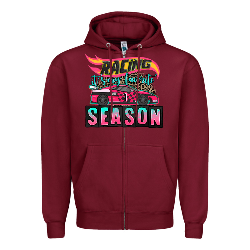 Racing It's My Favorite Season Sport Car Zipper Hoodie by AdoDesignShop | Teevron