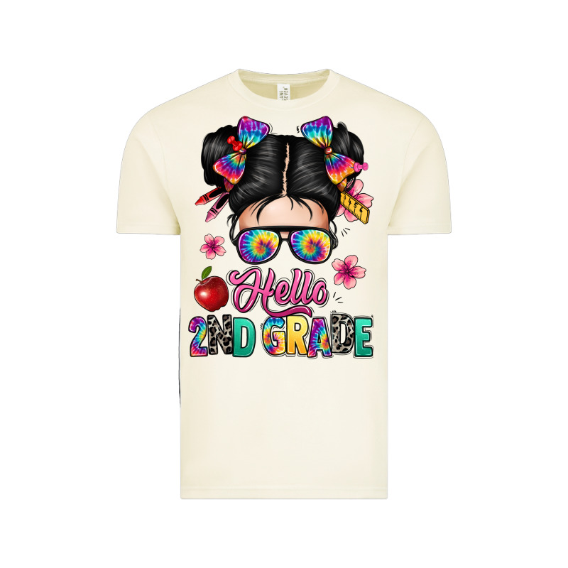 Hello Second Grade Kid Vintage Tee by texasbilliewilder | Teevron