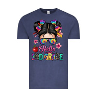 Vintage Denim hello second grade kid Vintage Tee - texasbilliewilder