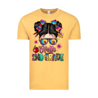 Vintage Mustard hello second grade kid Vintage Tee - texasbilliewilder