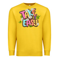 Lemon take it easy Premium Sweatshirt - MaliasSmallBusiness