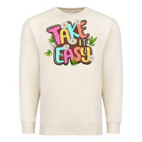 Sandshell take it easy Premium Sweatshirt - MaliasSmallBusiness
