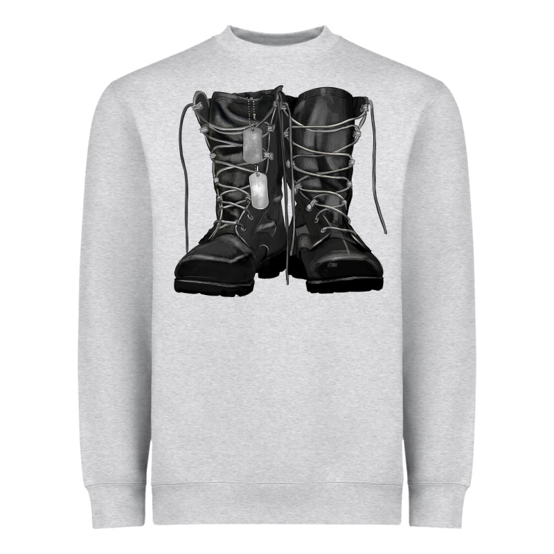 Soldier Boots Heavyweight Sweatshirt by RanaPortraitStore | Teevron