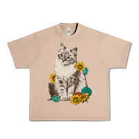 Burro siberian cat sunflower and gemstone Urban Heavy Tee - texasbilliewilder