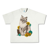 Pistachio siberian cat sunflower and gemstone Urban Heavy Tee - texasbilliewilder