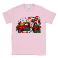 Bubblegum Pink christmas farm animals truck Classic Tee - RacoonDesign
