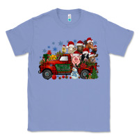 Colony Blue christmas farm animals truck Classic Tee - RacoonDesign