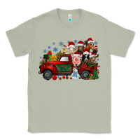 Matcha christmas farm animals truck Classic Tee - RacoonDesign