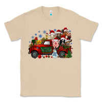 Mushroom christmas farm animals truck Classic Tee - RacoonDesign