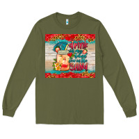 Army Green drink in my hand toes in the sand tumbler Long Sleeve Tee - HRA Design Shop