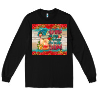 Black drink in my hand toes in the sand tumbler Long Sleeve Tee - HRA Design Shop