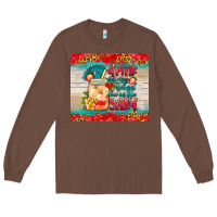 Chestnut drink in my hand toes in the sand tumbler Long Sleeve Tee - HRA Design Shop