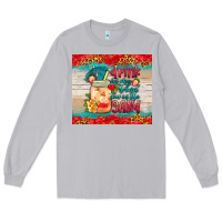 Moon Dust drink in my hand toes in the sand tumbler Long Sleeve Tee - HRA Design Shop