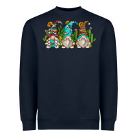 Navy cactus gnomes Heavyweight Sweatshirt - Zillion Design Studio