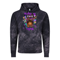 Cloud Black minding my own business afro messy bun Vintage Hoodie - texasbilliewilder