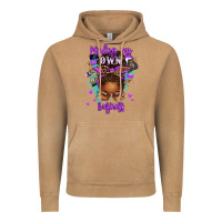 Vintage Camel minding my own business afro messy bun Vintage Hoodie - texasbilliewilder