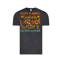Vintage Black boots flannels bonfires leggins football Vintage Tee - Zillion Design Studio