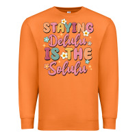 Carrot staying delulu is the solulu Premium Sweatshirt - MaliasSmallBusiness