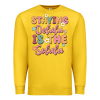 Lemon staying delulu is the solulu Premium Sweatshirt - MaliasSmallBusiness