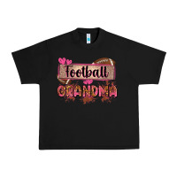 Black football grandma with leopard Urban Heavy Tee - Zillion Design Studio