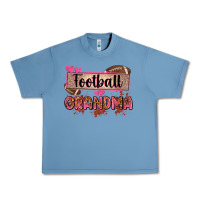 Pebble Blue football grandma with leopard Urban Heavy Tee - Zillion Design Studio